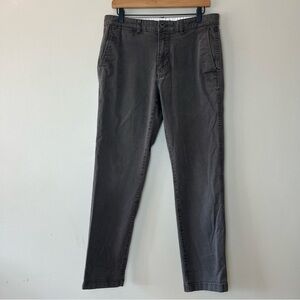 Eddie Bauer Slim Fit Dark Gray Chinos 33x30